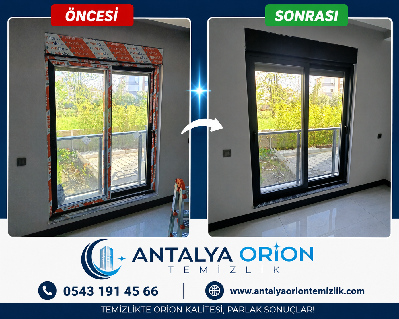 Antalya inşaat sonrası temizlik hizmeti – Orion Temizlik